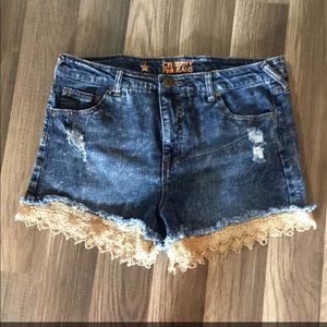 Lace shorts